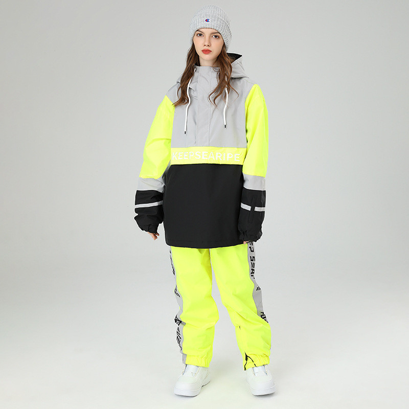 2023 Skijaško odijelo OVERSIZE Široka hip-hop verzija Skijaško odijelo Odijelo s jednom daskom Dvostruka daska Žensko muško vodootporno odijelo za snijeg