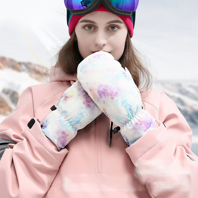 Moteriškos slidinėjimo pirštinės, dviračių sportas, bėgimas, bėgimas, snieglenčių sportas