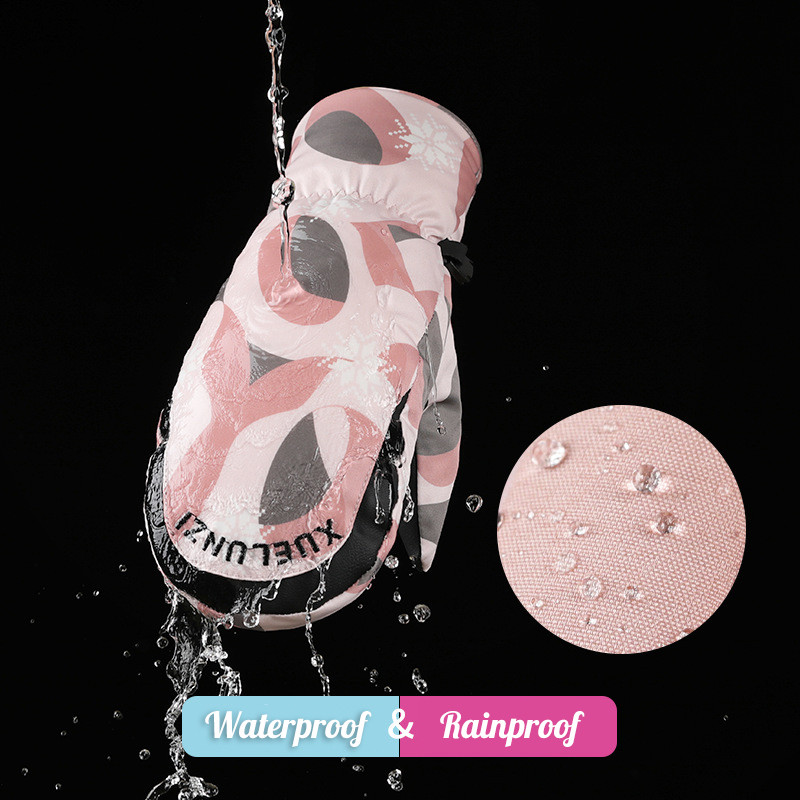 Moteriškos slidinėjimo pirštinės, dviračių sportas, bėgimas, bėgimas, snieglenčių sportas