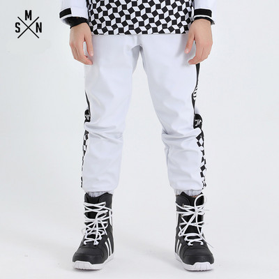 Megztinis Moteriškas arba Vyriškas žiemos apranga ledinis sniego kostiumas komplektai snieglenčių sportui Drabužiai vandeniui atsparūs šilti kostiumai slidinėjimo striukės ir kelnės