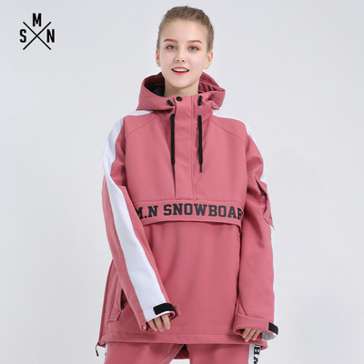 Megztinis Moteriškas arba Vyriškas žiemos apranga ledinis sniego kostiumas komplektai snieglenčių sportui Drabužiai vandeniui atsparūs šilti kostiumai slidinėjimo striukės ir kelnės