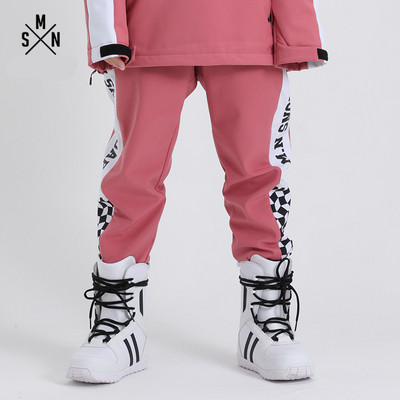 Megztinis Moteriškas arba Vyriškas žiemos apranga ledinis sniego kostiumas komplektai snieglenčių sportui Drabužiai vandeniui atsparūs šilti kostiumai slidinėjimo striukės ir kelnės