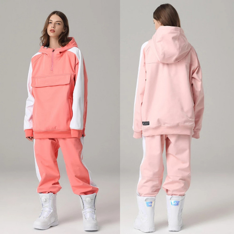 Nauji 2022 m. slidinėjimo kostiumai, vyriški, moteriški viršutiniai kelnaitės, neperšlampamos, vėjui atsparios, kvėpuojančios šiltos snieglenčių striukės, kombinezonai, slidinėjimo komplektai, sniego kelnės