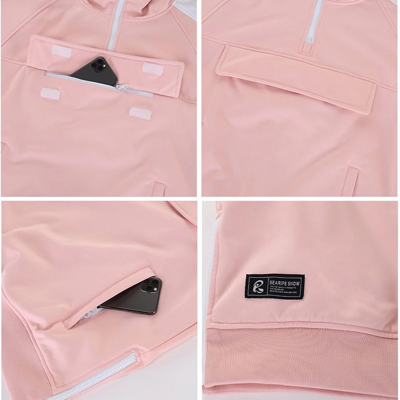 Nauji 2022 m. slidinėjimo kostiumai, vyriški, moteriški viršutiniai kelnaitės, neperšlampamos, vėjui atsparios, kvėpuojančios šiltos snieglenčių striukės, kombinezonai, slidinėjimo komplektai, sniego kelnės