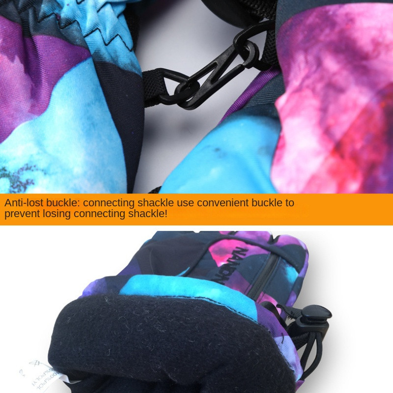 NANDN žiemos šilta snieglenčių slidinėjimo pirštinės Vyriškos Moteriškos Sniego pirštinės Neperšlampamos Slidinėjimas Sniego motociklas Handschoemen Air+ L XL