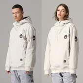 Naujas paltas, 2022 m. slidinėjimo striukė, moteriška vyriška lauko sportinė snieglenčių kostiumėlis, atsparus vėjui, vandeniui atsparus žieminis laisvas viršutinis slidinėjimo kostiumas su gobtuvu