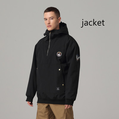 Naujas paltas, 2022 m. slidinėjimo striukė, moteriška vyriška lauko sportinė snieglenčių kostiumėlis, atsparus vėjui, vandeniui atsparus žieminis laisvas viršutinis slidinėjimo kostiumas su gobtuvu