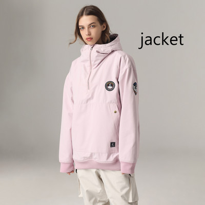 Naujas paltas, 2022 m. slidinėjimo striukė, moteriška vyriška lauko sportinė snieglenčių kostiumėlis, atsparus vėjui, vandeniui atsparus žieminis laisvas viršutinis slidinėjimo kostiumas su gobtuvu