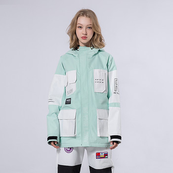 2022 Зимно ново мъжко и дамско ски яке Модно розово водоустойчиво топло студено яке за носене на открито сняг сноуборд модели за двойка яке