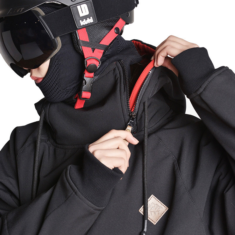 2022 m. žiema Naujos slidinėjimo striukės Moteriškos Vyriškos Lauko Sporto Snieglenčių Kostiumai Šiltas Hoodie Kvėpuojantis drabužis Viršutinis slidinėjimo kostiumas Laisvas gobtuvas