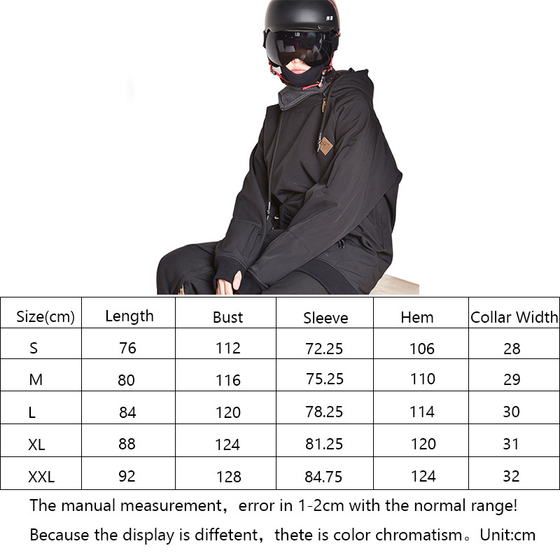 2022 m. žiema Naujos slidinėjimo striukės Moteriškos Vyriškos Lauko Sporto Snieglenčių Kostiumai Šiltas Hoodie Kvėpuojantis drabužis Viršutinis slidinėjimo kostiumas Laisvas gobtuvas