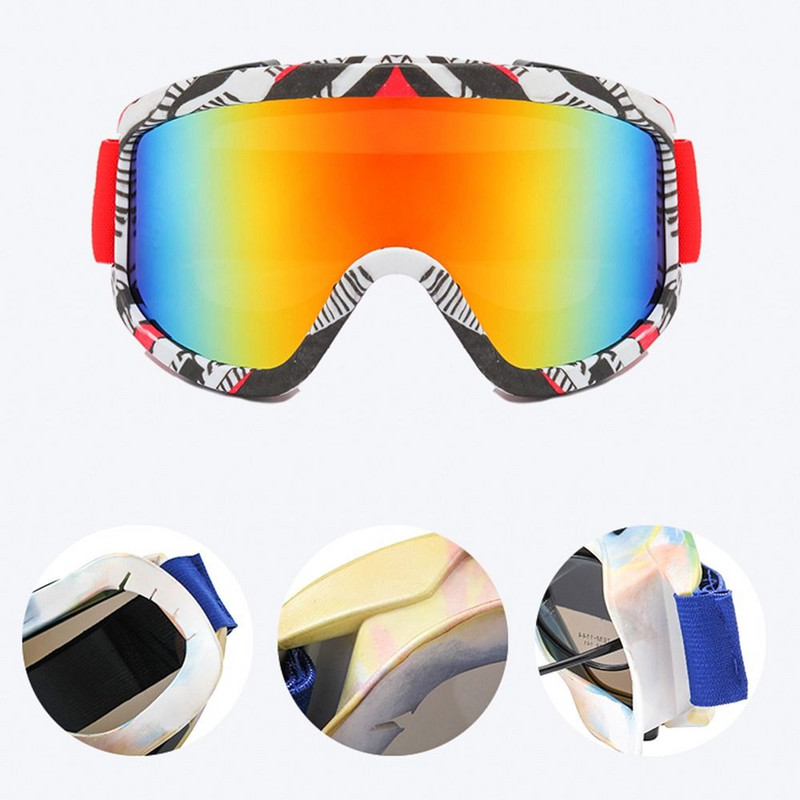 Αντιανεμικό UV400 Προστασία Γυαλιά Σκι Ανδρικά Γυναικεία Γυαλιά Snowboard Χειμερινά Αθλήματα Γυαλιά Snowboard Μαγνητικά γυαλιά χιονιού Γυαλιά ηλίου σκιέρ Φακός