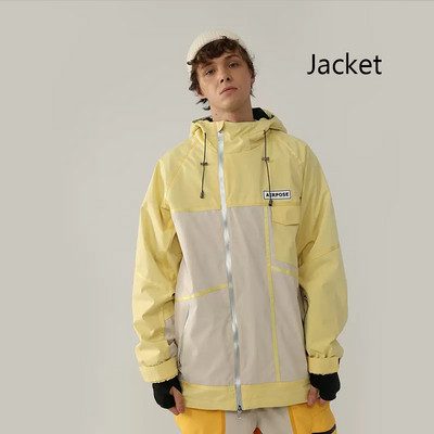 Jachetă de schi de top pentru femei, sport în aer liber, costum de snowboard, bărbați, jachete de drumeție, rezistentă la vânt, impermeabilă, cu glugă, set de schi, îmbrăcăminte de iarnă