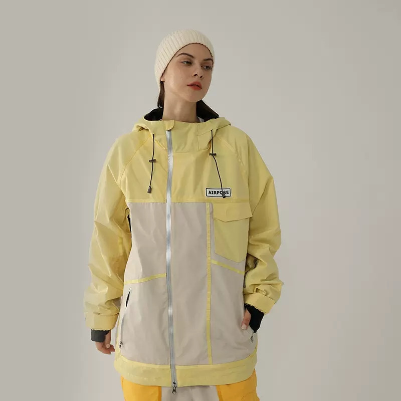 Jachetă de schi de top pentru femei, sport în aer liber, costum de snowboard, bărbați, jachete de drumeție, rezistentă la vânt, impermeabilă, cu glugă, set de schi, îmbrăcăminte de iarnă