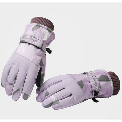 Moteriškos slidinėjimo pirštinės, 2022 m. Naujos snieglenčių pirštinės su jutikliniu ekranu, šiltos vandeniui atsparios slidinėjimo pirštinės, skirtos žiemos sportui, sniego pirštinės