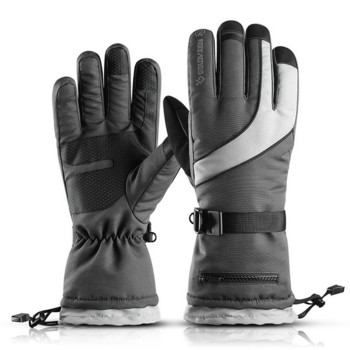 Зимни ски ръкавици Мъже Жени Термични поларени ръкавици за сноуборд Сензорен екран Водоустойчиви топли ръкавици за ски, кънки Ridin