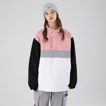 Χειμερινά ρούχα για σκι Μπουφάν για σνόουμπορντ εξωτερικού χώρου Αδιάβροχο αντιανεμικό ανδρικό γυναικείο πουλόβερ σκι Χαλαρό μπουφάν