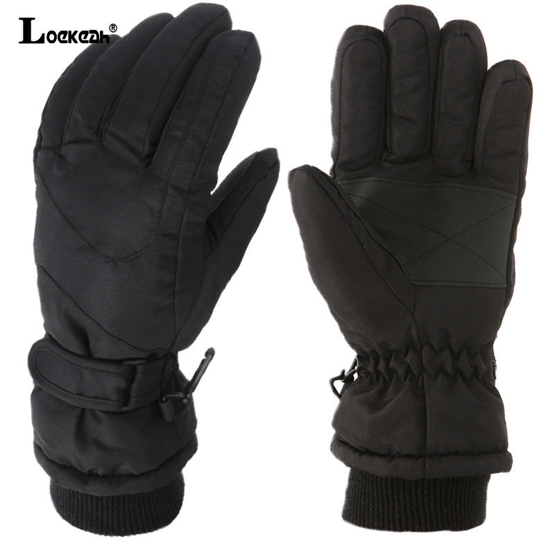 8–13 metų vaikams vilnos dviračių snieglenčių pirštinės berniukams mergaitėms vaikams atsparios vandeniui slidinėjimo pirštinės lauke žiemos šiltos sniego pirštinės