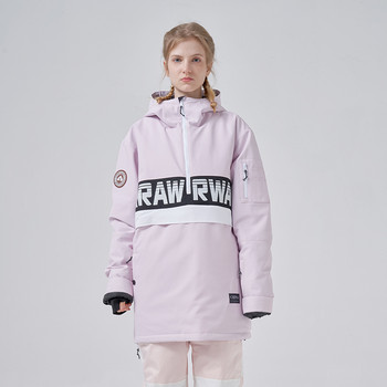 2021 Νέα μπουφάν σκι για άνδρες και γυναίκες Χειμερινό πουλόβερ διπλής όψεως Wear Snow Jacket Αντιανεμικό Αδιάβροχο Αναπνεύσιμο και Ζεστό