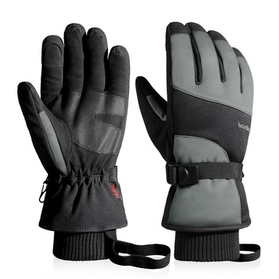 Lauko pirštinės žiemai slidinėjimo pirštinės Jutiklinis ekranas Neslystantis Vandeniui atsparus važiavimas dviračiu Darbo dviratis Šiltos snieglenčių pirštinės Vyrams Moterims