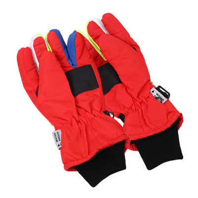 Vaikiškos žieminės slidinėjimo pirštinės 8-15 metų vaikams Mielos animacinės šiltos kumštinės pirštinės Neslidžios, atsparios vėjui ir vandeniui atsparios lauko sporto pirštinės vaikams