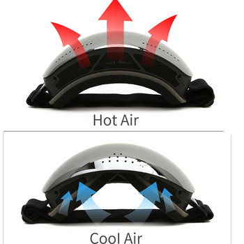 Προστασία γυαλιών σκι Γυαλιά Snowboard Αντιθαμβωτική μάσκα για μεγάλο σκι Γυαλιά Snowmobile Snowmobile Skiing Outdoor Sport Eyewear
