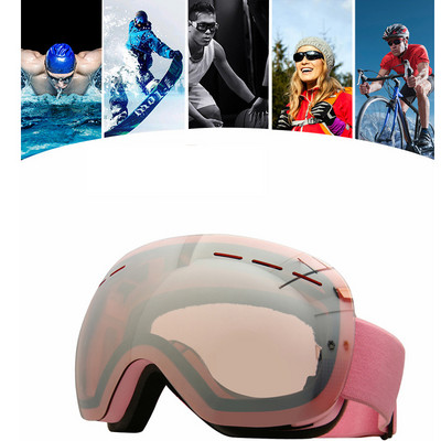 Lyžiarske športové masky, okuliare s ochranou proti zahmlievaniu, lyžiarske okuliare, okuliare s UV400 ochranou, snowboardové okuliare, snehové snežné skútre, muži a ženy, outdoorové