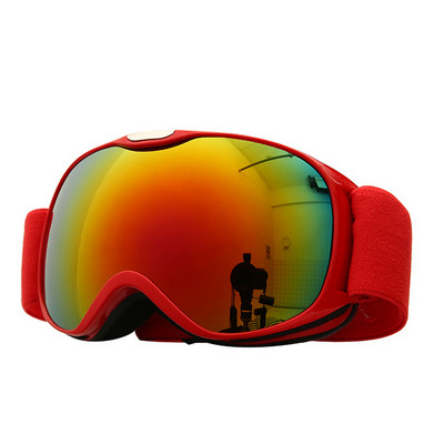 Snieglenčių akiniai Slidinėjimo akiniai vaikams Žieminiai vėjui atsparūs berniukai ir mergaitės UV400 Anti-ras Slidinėjimo akiniai vaikams Sferinis platus matymas