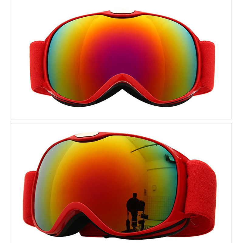 Snieglenčių akiniai Slidinėjimo akiniai vaikams Žieminiai vėjui atsparūs berniukai ir mergaitės UV400 Anti-ras Slidinėjimo akiniai vaikams Sferinis platus matymas