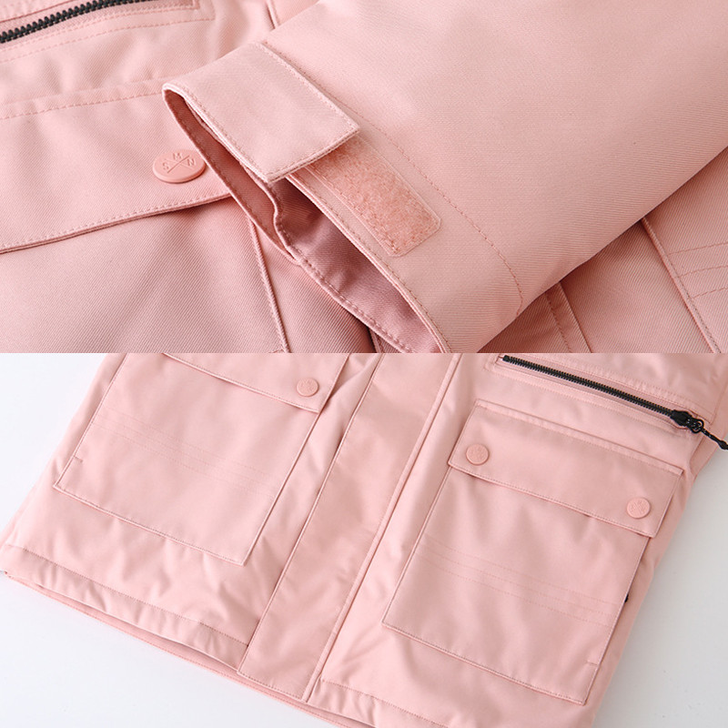 Moteriškos naujos slidinėjimo striukės Vyriškos lauko snieglenčių striukės Neperpučiamos nuo vėjo ir vandeniui atsparios slidinėjimo kostiumai Žieminiai viršūnės Alpinizmo kostiumai Laisvi