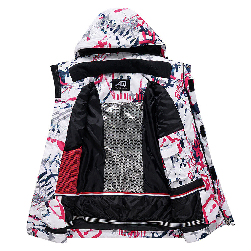 Nauja žiemos moteris, lauko sportas, slidinėjimas, snieglenčių sportas, neperšlampamas viršutinis sniego striukė Vyriškas paltas, pora drabužiai