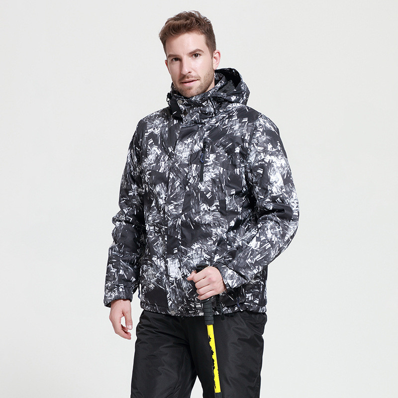 2020 m. žiemos drabužiai Nauji slidinėjimo kostiumai Vyriški lauko snieglenčių striukė Neperšlampami slidžių komplektai Neperšlampami šilti kombinezonai Sniego kelnės storesnės