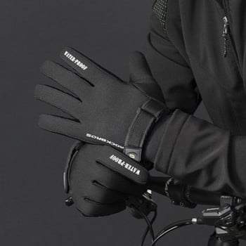 RockBros Ski Gloves Fleece Winter Warm Snowboard Gloves Εξαιρετικά ελαφριά αδιάβροχη μοτοσυκλέτα MTB Bike Thermal Snow Gloves