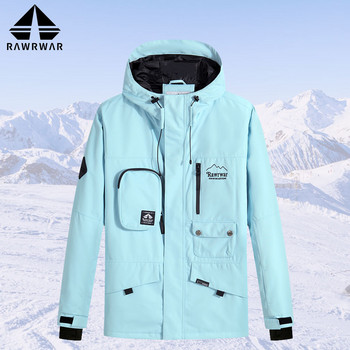 2021 Ski Jacket Γυναικείο Αντιανεμικό Αδιάβροχο Αναπνεύσιμο και Ζεστό Χειμερινό Μπουφάν Ανδρικό Μπουφάν Snowboard Εξατομικευμένο Σχέδιο