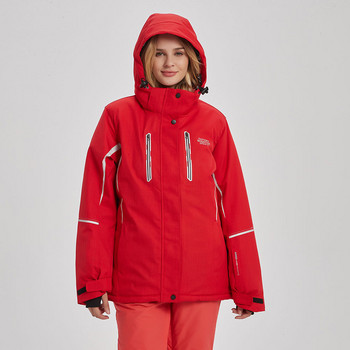 Зимно ски яке Дамски марки Дамско супер топло водоустойчиво ветроустойчиво женско палто за сняг Дамско яке за ски и сноуборд на открито