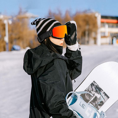 Nové zimné lyžiarske okuliare, nastaviteľný zrkadlový opasok, proti zahmlievaniu, veľké sférické zorné pole, ultraľahká maska Cucker Proximity