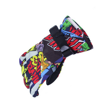 -30 7-14 години Детски ръкавици за сняг зимни спортове на открито Ръкавици 10k Водоустойчиви Ветроустойчиви ръкавици за сноуборд за момчета или момичета
