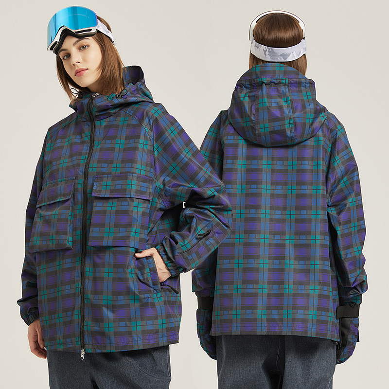 Zimska nova skijaška jakna Žene Muškarci Outdoor Snowboard jakna Skijaško odijelo Gornji dijelovi Podebljani topli, vjetrootporni vodootporni zimski kaput s kapuljačom