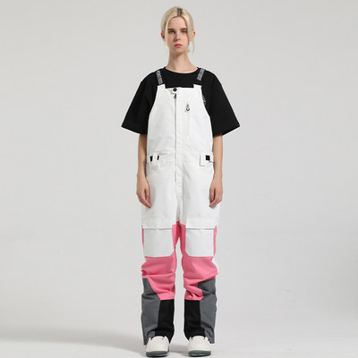 Pantaloni de schi pentru femei de iarnă, bărbați, pantaloni de snowboard, salopete, impermeabile, rezistente la vânt, pentru cuplu, îmbrăcăminte de sport în aer liber pentru drumeții