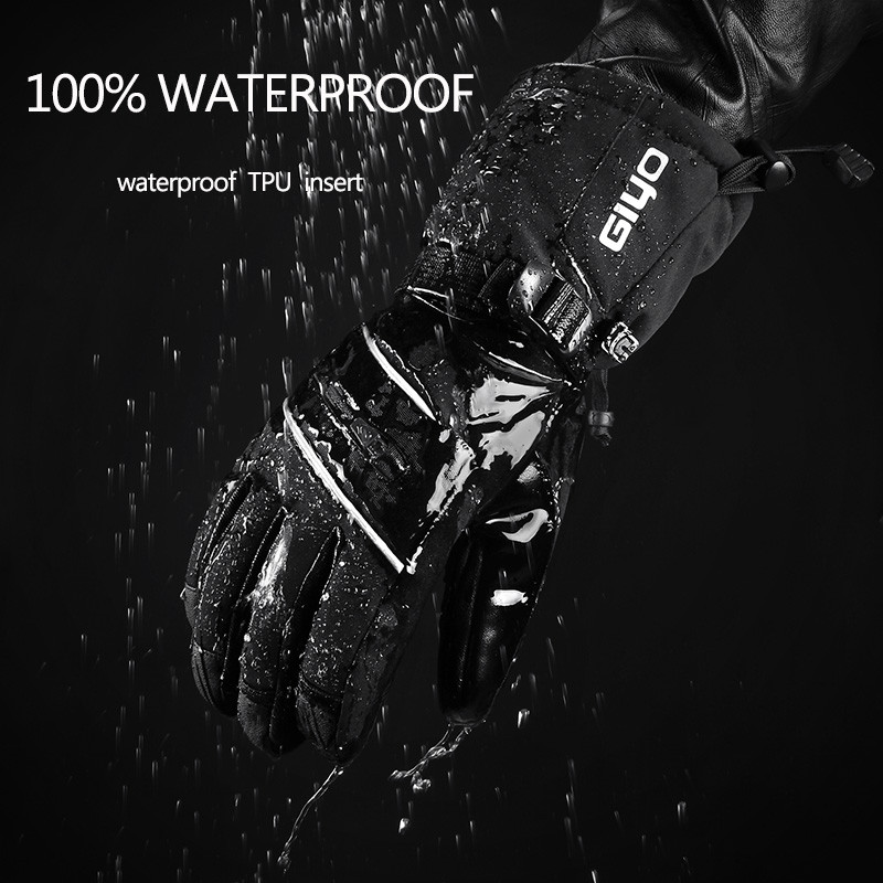 2020 -40 ℃ Suusakindad Mehed Naised Talvisuusatamine Fliisist Termokindad Veekindlad Lumelauakindad Puuteekraan Soe Lumekindad