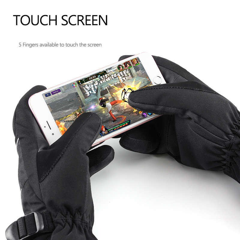 2020 -40 ℃ Suusakindad Mehed Naised Talvisuusatamine Fliisist Termokindad Veekindlad Lumelauakindad Puuteekraan Soe Lumekindad