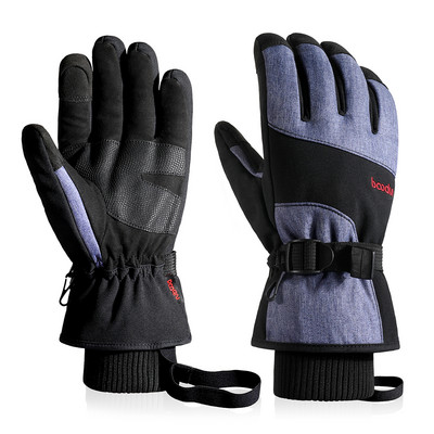 Meeste Suusakindad Talvised Soojad Tuulekindlad Veekindlad Puuteekraaniga Fliis Libisemisvastane Lumelaud Mootorsaan Rattasõidu Suusakindad Naistele