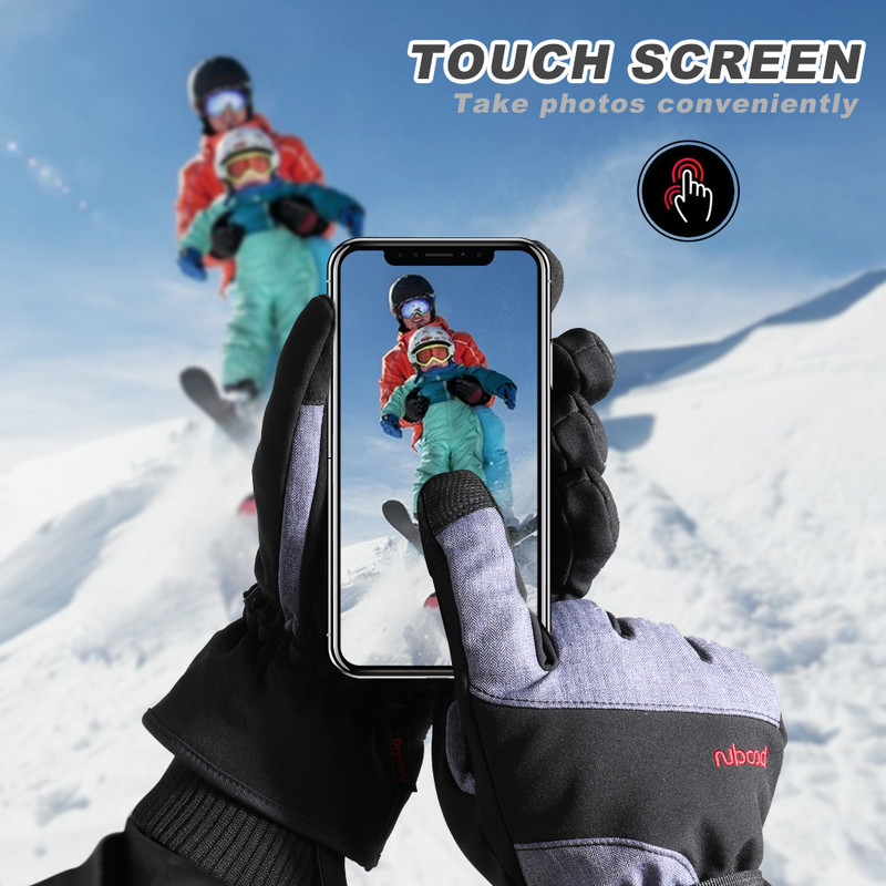 Meeste Suusakindad Talvised Soojad Tuulekindlad Veekindlad Puuteekraaniga Fliis Libisemisvastane Lumelaud Mootorsaan Rattasõidu Suusakindad Naistele