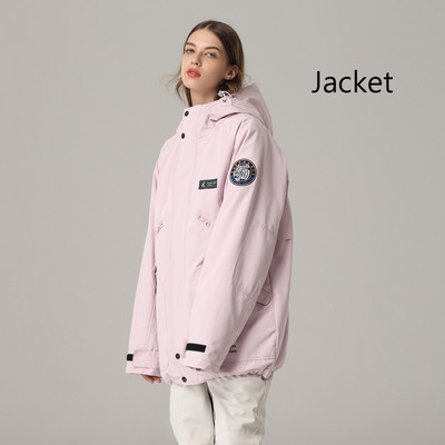 Moterys, 2022 m. Nauji viršūnės Drabužiai Slidinėjimo paltai Lauko Snieglentės Striukės Vyriškos Slidinėjimo striukės Neperpučiamos nuo vėjo ir vandens nepraleidžiančios slidinėjimo kostiumas plius medvilninis žieminis