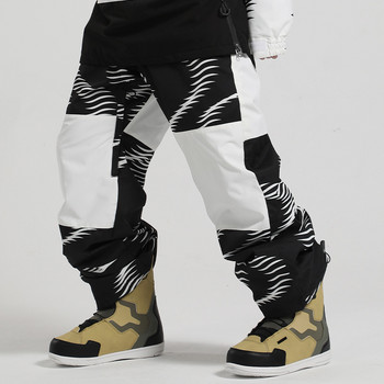 Ανδρικό παντελόνι σκι Γυναικείο παντελόνι για σνόουμπορντ Αντιανεμικό αδιάβροχο αναπνέον Unisex Χειμερινά αθλητικά ρούχα για εξωτερικούς χώρους Ζευγάρι Ορεινή πεζοπορία Νέο
