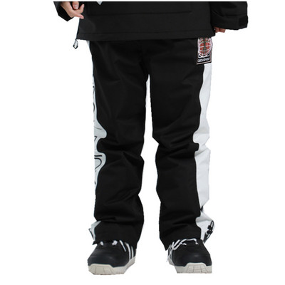 Vyriškos žiemos lauko, vandeniui atsparios, vėjui nepralaidžios, kvėpuojančios slidinėjimo kelnės kelnės su snieglenčių sportu