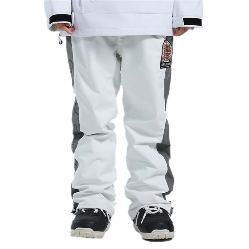 Vyriškos žiemos lauko, vandeniui atsparios, vėjui nepralaidžios, kvėpuojančios slidinėjimo kelnės kelnės su snieglenčių sportu