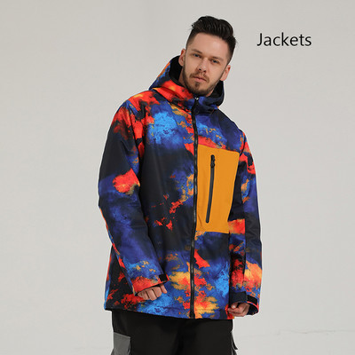 2022 m. žiema Naujos viršūnės Slidinėjimo striukės Moteriškos lauko sportinės snieglenčių striukės Vyriškos, neperpučiamos nuo vėjo ir neperšlampamos slidinėjimo kostiumai, šilti drabužiai.