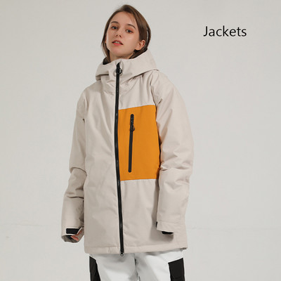 2022 m. žiema Naujos viršūnės Slidinėjimo striukės Moteriškos lauko sportinės snieglenčių striukės Vyriškos, neperpučiamos nuo vėjo ir neperšlampamos slidinėjimo kostiumai, šilti drabužiai.