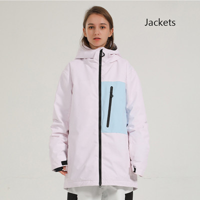 2022 m. žiema Naujos viršūnės Slidinėjimo striukės Moteriškos lauko sportinės snieglenčių striukės Vyriškos, neperpučiamos nuo vėjo ir neperšlampamos slidinėjimo kostiumai, šilti drabužiai.